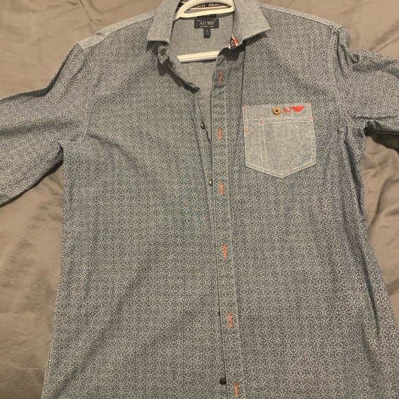 Armani Jean button down causal shirt. - Picture 1 of 5